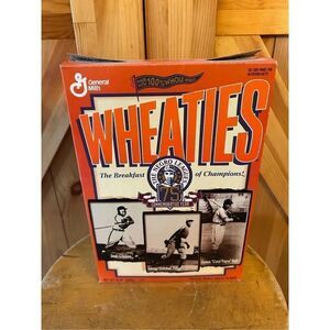 1996 The Negro Leagues 75th Commemorative Year EMPTY Wheaties Cereal Box
